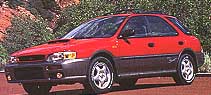 Subaru Outback Sport, 1997, red