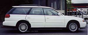 1999 white Legacy GT wagon