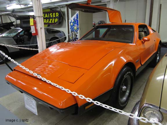  saw a 360 and a Bricklin in the same photo At the Lemay Museum 2011