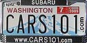 Cars101.com license plate
