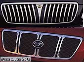 01 Subaru: Sport Grill is above the standard grill