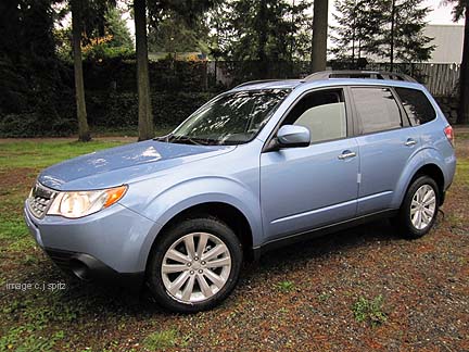 sky blue 2011 subaru forester