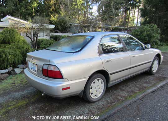 silver 1996 Accord, manual transmission