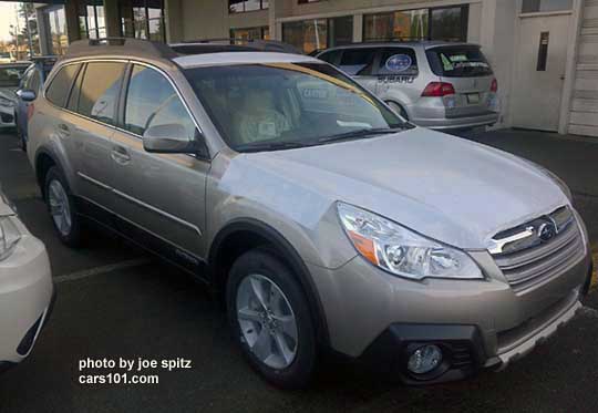 my  2014 tungsten Outback Limited in the service line to get PDI'd, still with shipping plastic on it