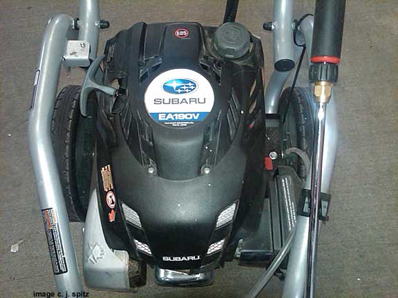 subaru brand pressure washer, 2012