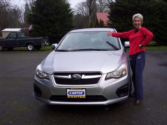 Rhonda's new 2014 Impreza,