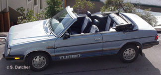 1984 Subaru GT Turbo convertible