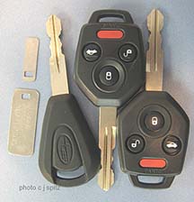 new for 2009 Subaru remote entry