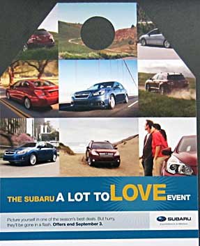 2013 subaru lot to love summer sale event