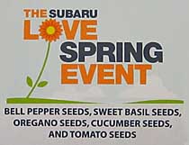click for more photos for Subaru's March 2013 Spring Love Event