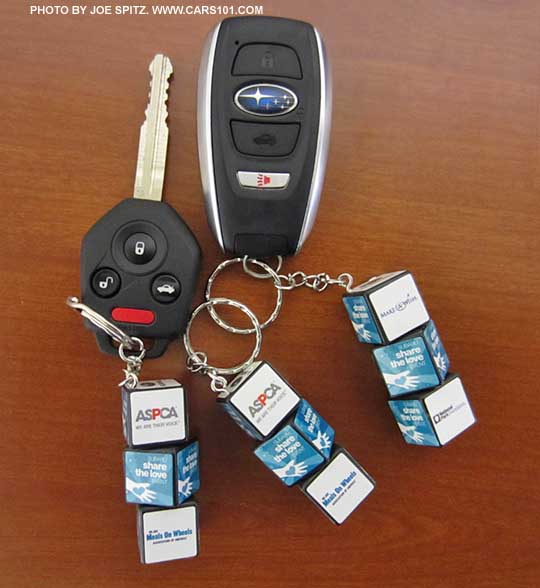 2014 Subaru Share the Love key chains