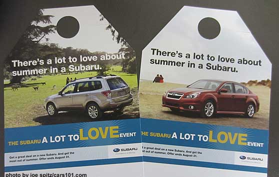 subaru lot to love event, summer 2012