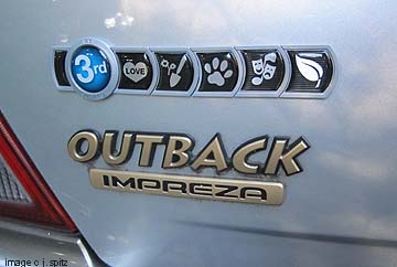 Subaru 3rd car badge or ownership