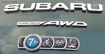 subaru badge of ownership with emblems