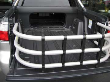 Baja  bed open to rear seat