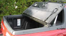 2005 Subaru Baja  cargo bed opens from either end