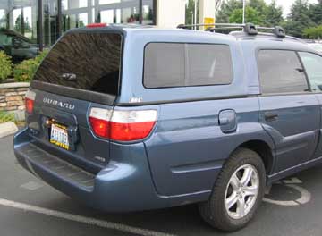 Subaru baja with canopy
