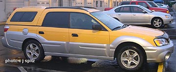 Subaru Baja with full canopy
