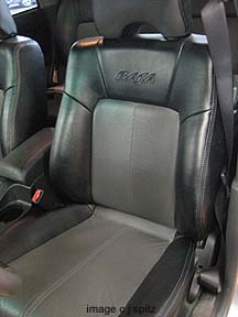 2003 Subaru Baja 2 tone leather front seat
