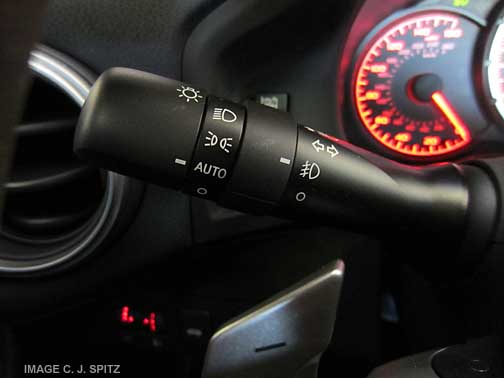 turn signal and headlight controls, 2013 subaru brz