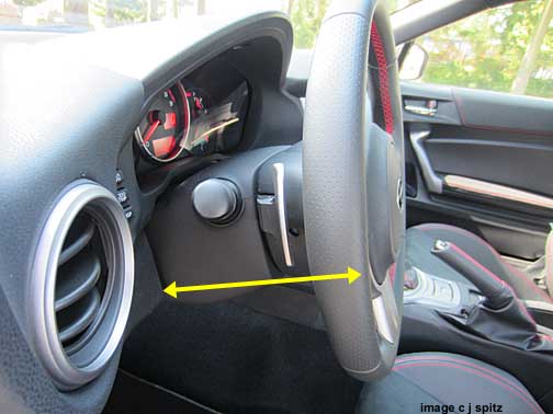 tilt and telescoping brz steering wheel