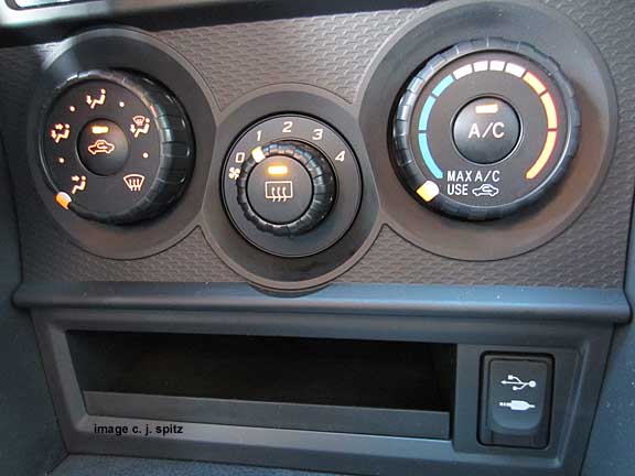brz premium heater controls, manual 4 speed fan