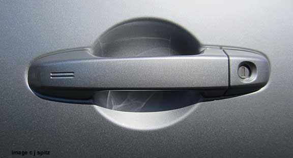 BRZ Limited  outside door handle, driver side with lock cylinder