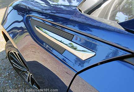 brz chrome fender trim, galaxy blue