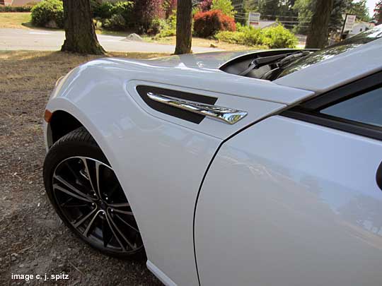 brz, white with chrome fender trim