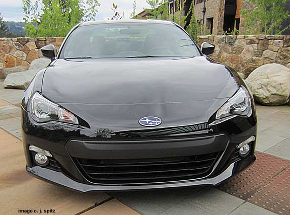 brz front, black, 2013 model