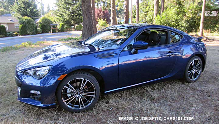 2013 subaru brz, galaxy blue silica color shown