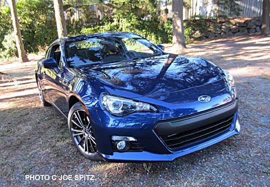 2013 subaru brz front end, galaxy blue silica color shown