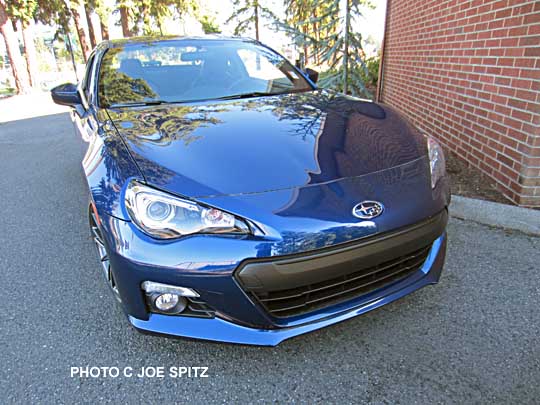 2013 subaru brz limited front view, galaxy blue silica