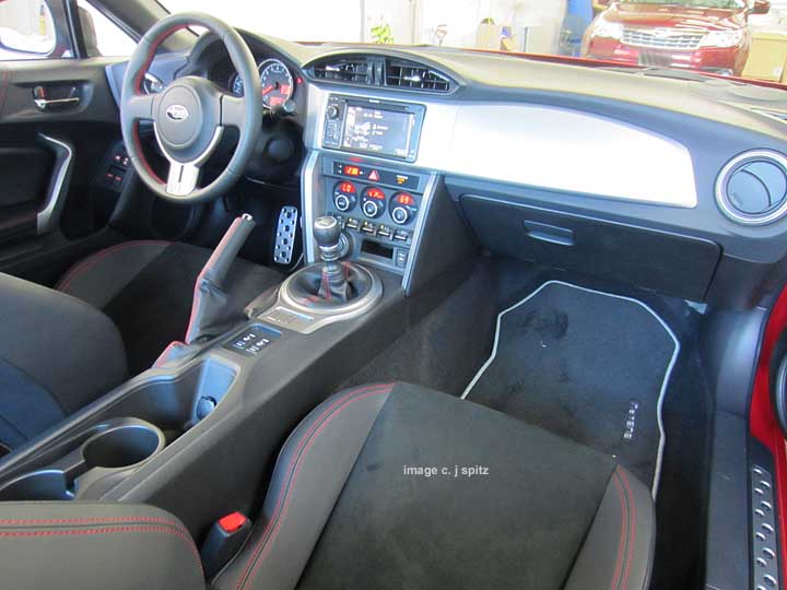 BRZ interior