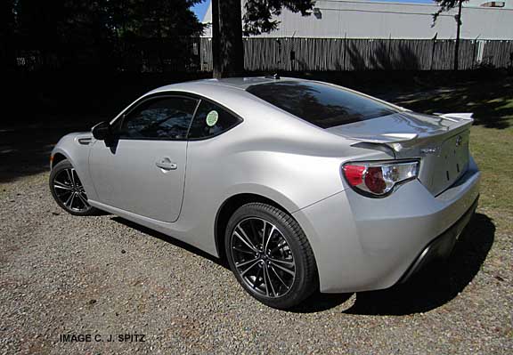 brz limited rear photo, silver