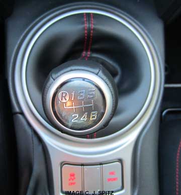 brz shift knob,  manual transmission, 6 sppeds,