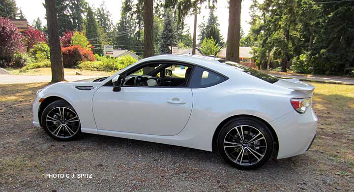 brz limited side view satin white pearl