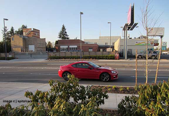 2013 brz on the street