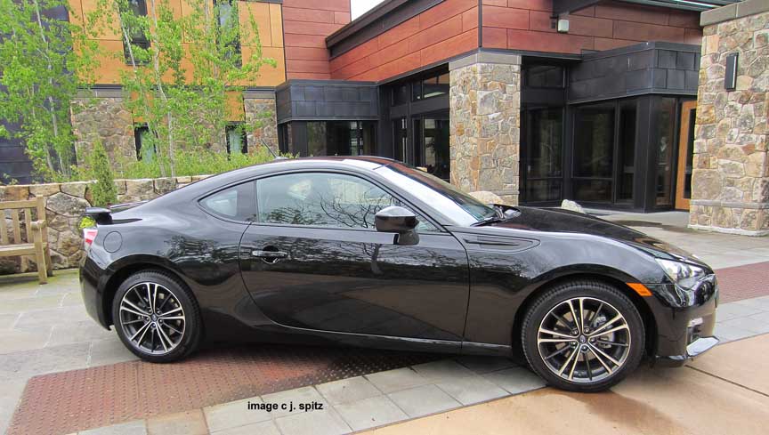 BRZ 2013 Limited, side view, black