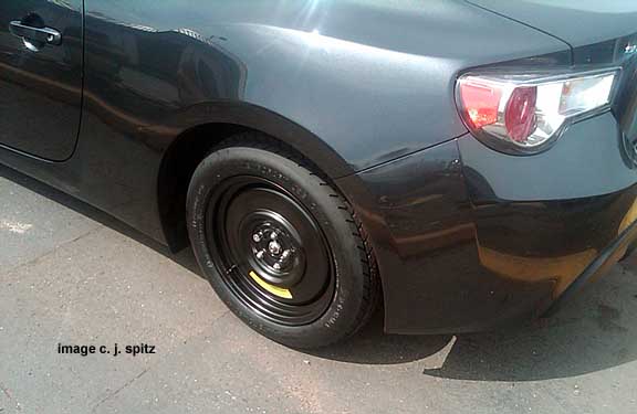 2013 BRZ with spare tire