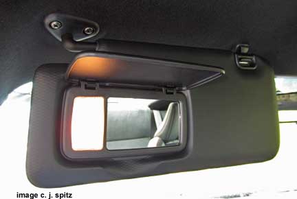 brz limited illuminated sunvisor