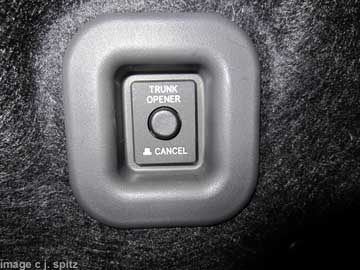 2015, 2014, and 2013 subaru brz trunk release disable button in in the left side of the trunk
