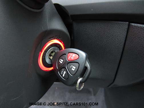 2014 and 2013 BRZ Premium with key in ignition cylinder