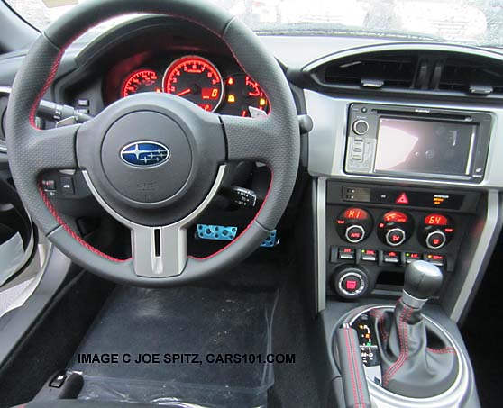 2014 Subaru BRX steering wheel with new blue center logo