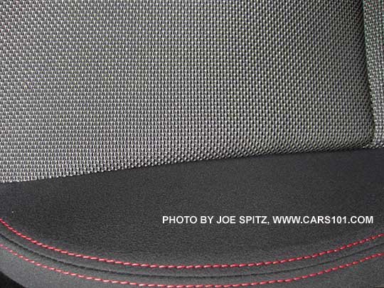 2015 Subaru BRZ Premium black cloth seat material