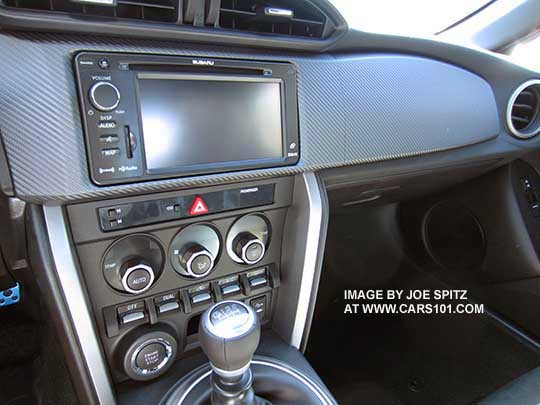 2015 BRZ Limited console