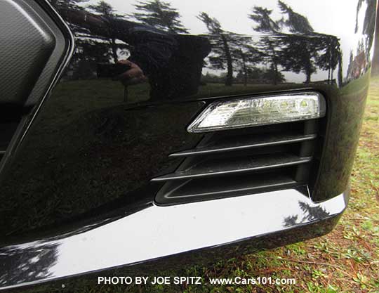 2015 Subaru BRZ Premium.  No fog light. black car shown