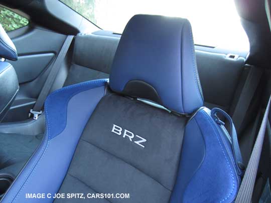 BRZ series.blue blue leather front headrest