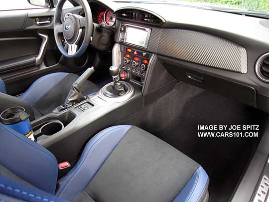 2015 BRZ Limited Series.Blue interior