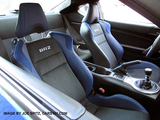 series.blue BRZ blue leather interior